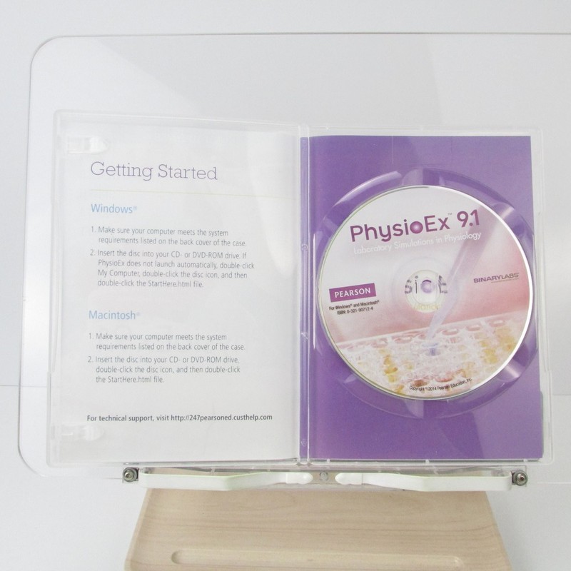 Pearson PhysioEx 9.1 Laboratory Simulations Physiology Software CD-ROM Windows gallery