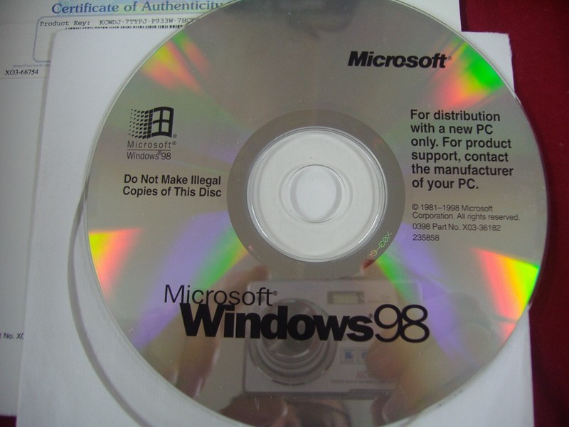 MICROSOFT WINDOWS 98 FULL ENGLISH VERSION OPERATING SYSTEM MS WIN =NEW= gallery