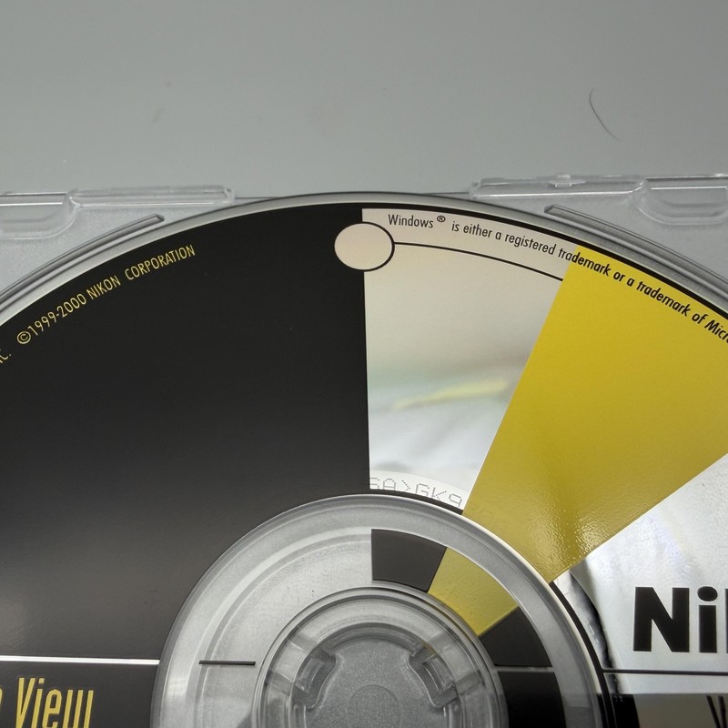 Vintage 2000 Nikon View Version 3.1.1 Photo Software CD-ROM Mac & Windows gallery