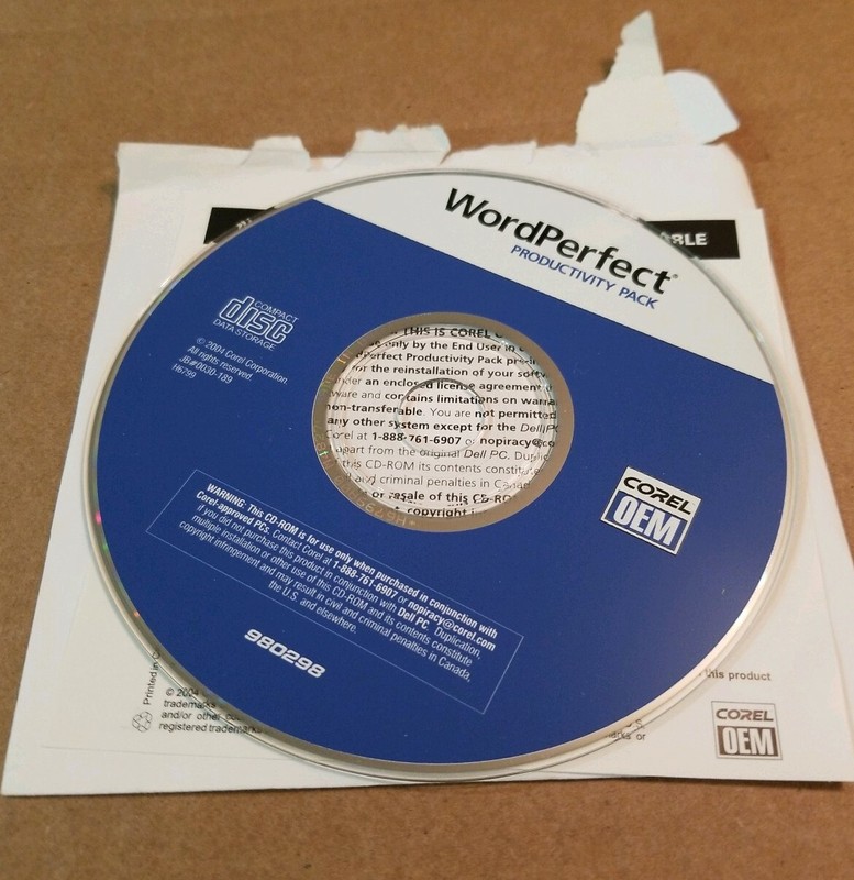 Corel, Word Perfect Productivity Pack, 980298 *Free Shipping*