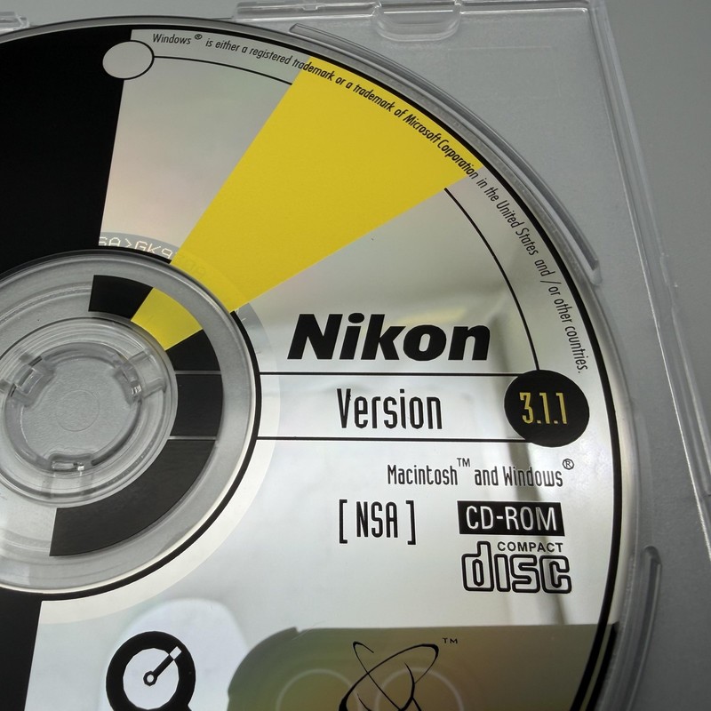 Vintage 2000 Nikon View Version 3.1.1 Photo Software CD-ROM Mac & Windows gallery