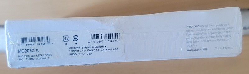 SEALED NEW Apple Mac Box Set Includes Mac OS X Snow Leopard iLife iWork MC209Z/A gallery