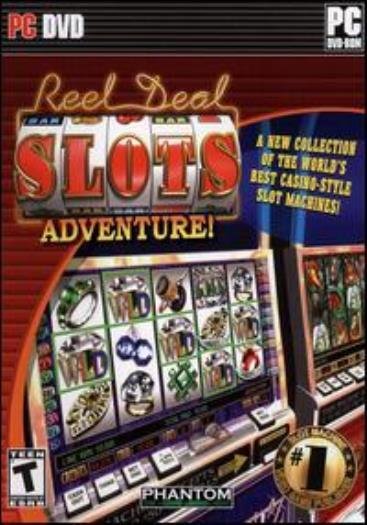 Reel Deal Slots: Adventure! PC DVD casino gamble gambling machines treasure game