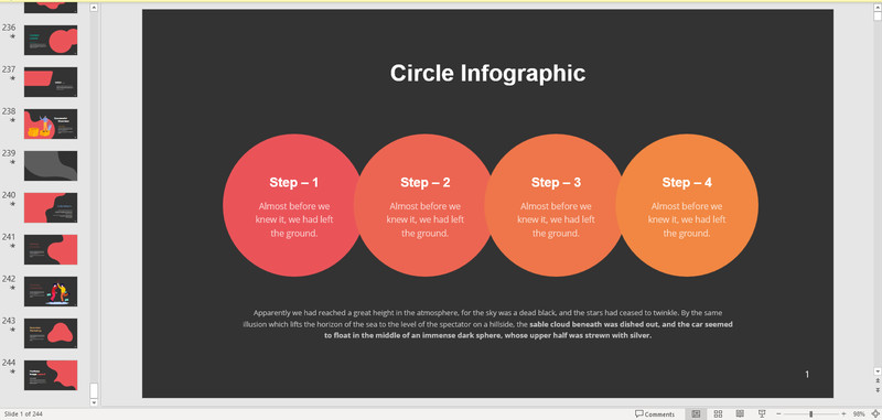 Massive Business Strategy Infographics Templates Powerpoint, Keynote, Slides gallery