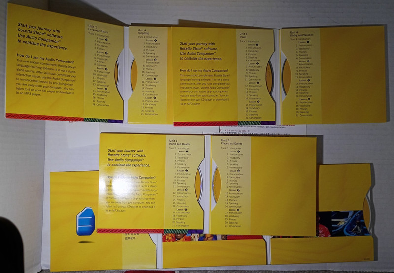 Rosetta Stone German Level 1 2 & 3 with Activation Code Used VG No Headset gallery