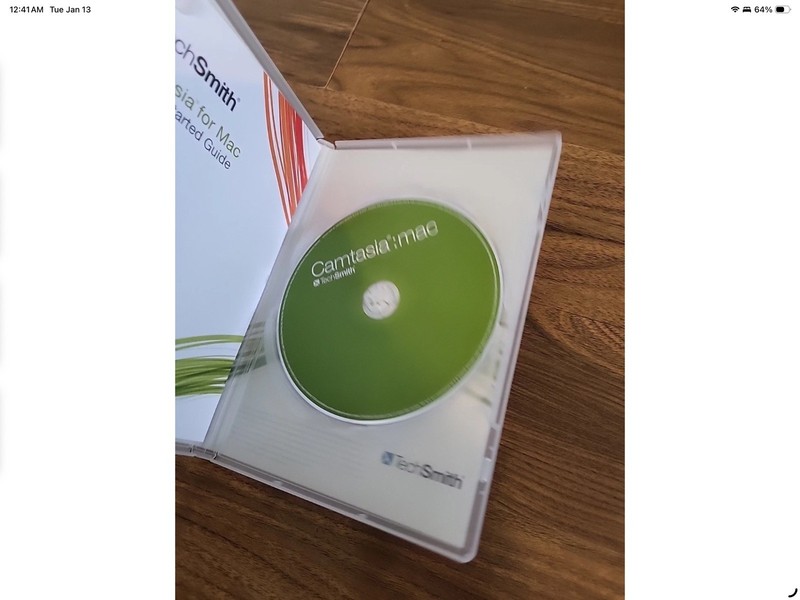 Camtasia Studio 1.2 TechSmith Software Disk – Powerful Video Editing for Mac