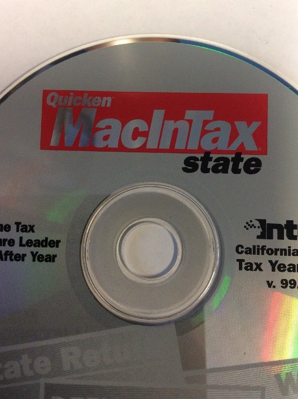 Intuit Quicken MacInTax State California Return Tax Year 1999 V99.00 Disk Only gallery