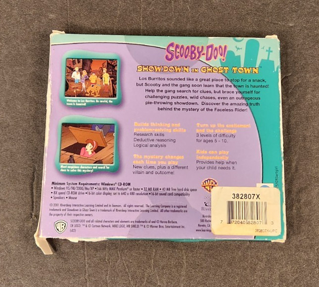 NEW Scooby-Doo! Showdown In Ghost Town Scooby Doo The Learning Company PC GAME gallery