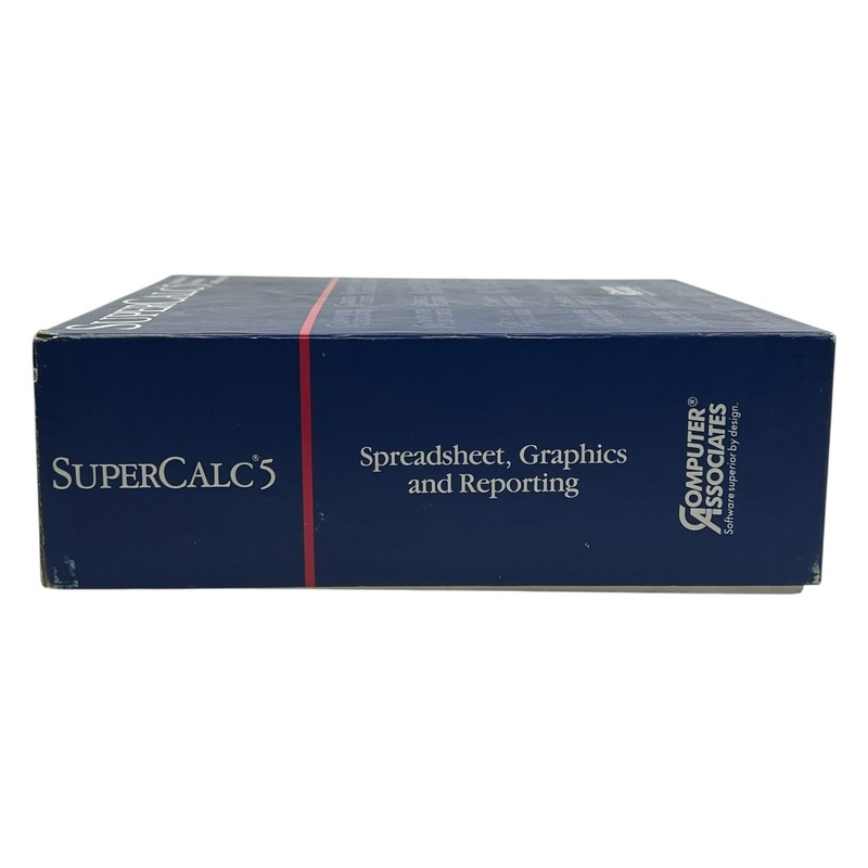 SuperCalc Version 5.0 1988 Computer Associates Complete w/ Guides & 5.25” Disks gallery