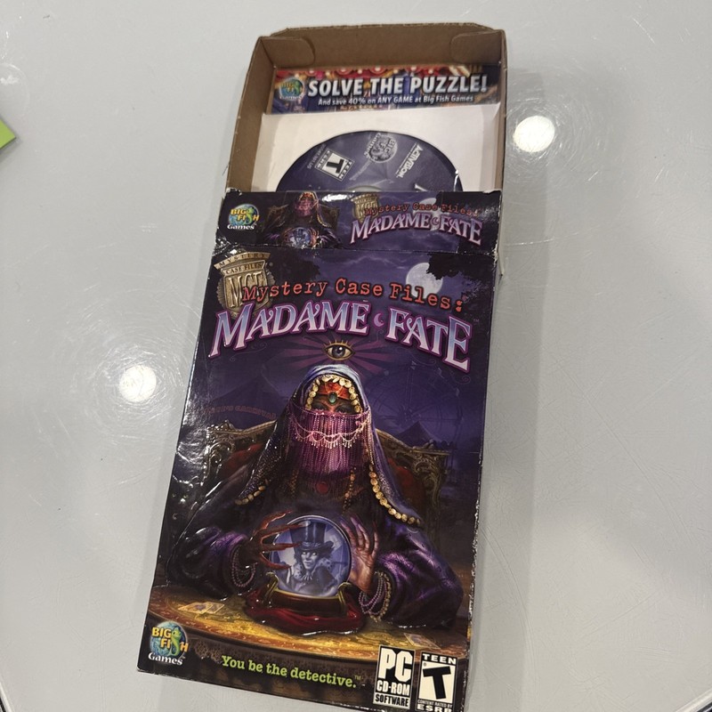 Mystery Case Files: Madame Fate PC Game fortune teller foreseen demise puzzle