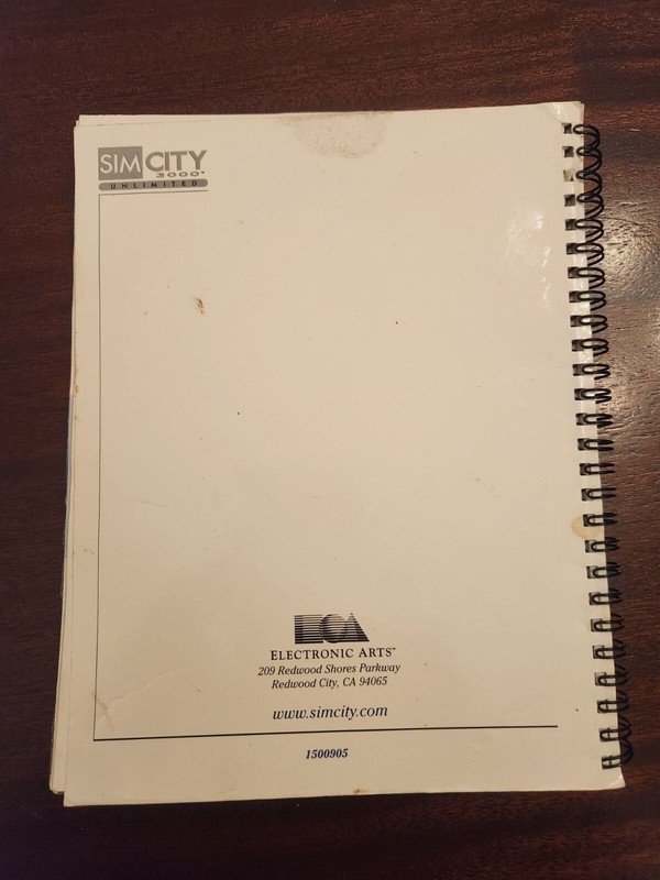 Sim City 2000 PC User's Manual, 3000 and 3000 Unlimited Game Manual Lot gallery