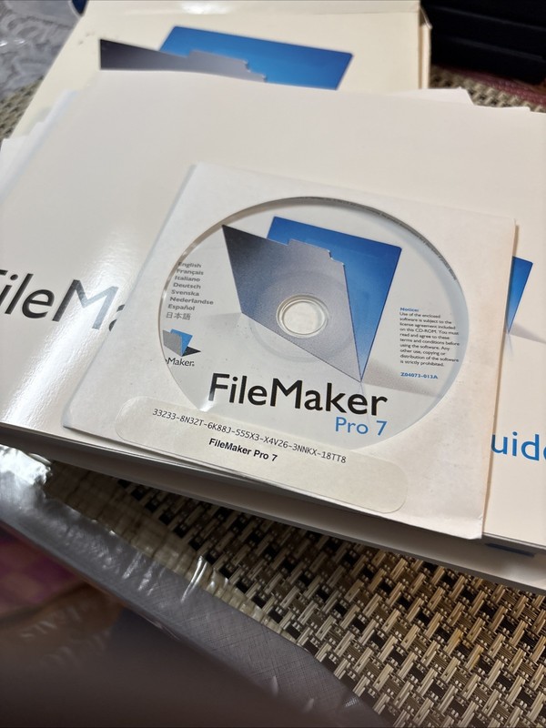 filemaker pro 7 for MAC gallery