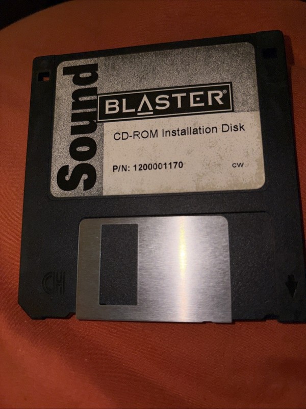 Sound Blaster CD-ROM Installation Disk 3.5″ Floppy Disk CW Not Tested