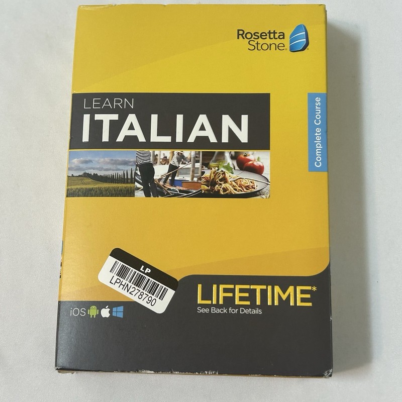 Rosetta Stone ITALIAN Complete Course Lifetime Subscription iOS Android PC