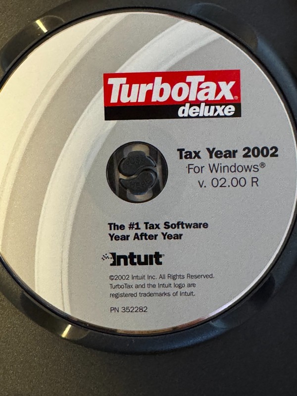 Turbotax 2002 Deluxe for windows. Federal and State gallery