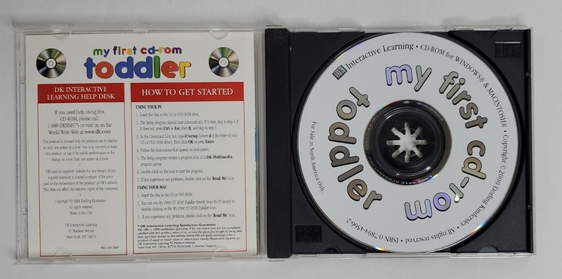 My First CD Rom Toddler Parent Assited Learning CD Rom Disc Age 1.5-3 gallery