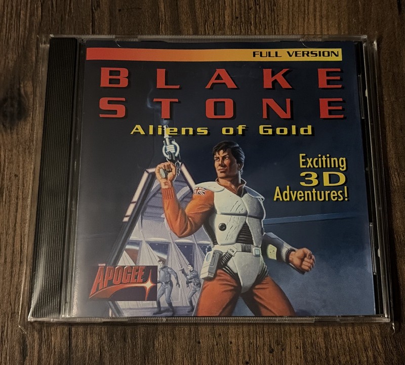 Blake Stone Aliens of Gold PC 3D 1994 FormGen Apogee Classic Full Version CD