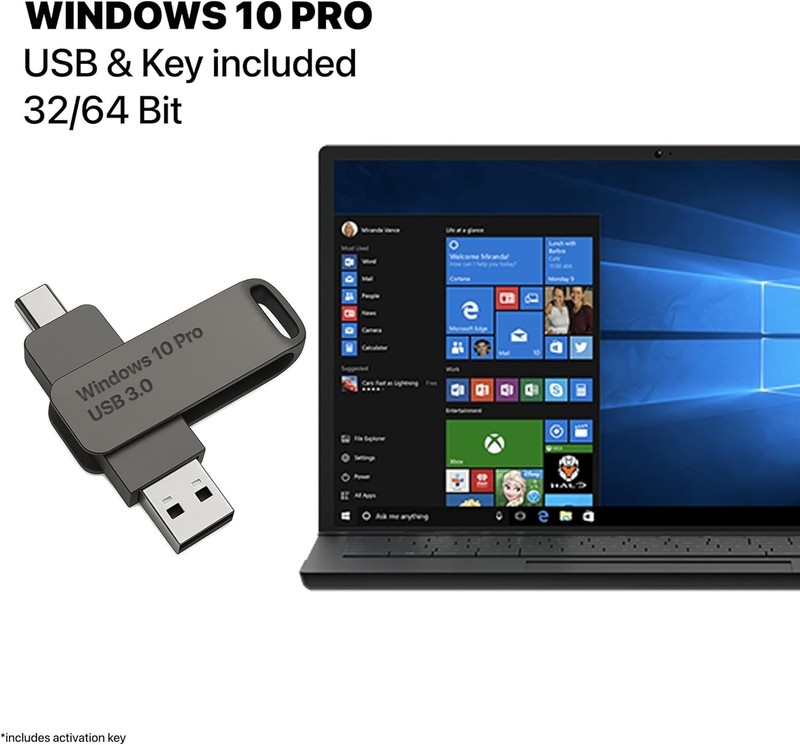 USB Type C & A Bootable Installer for Windows 10 Pro – Recover, Restore, Repair gallery