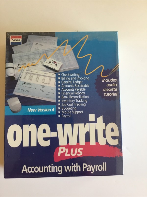 New Sealed One Write Plus Accounting Payroll – Software
