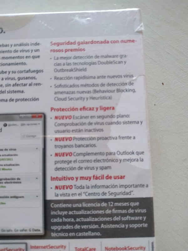G Data Internet Security 2012 Android 1 Mobile + 1 Año Activation License Key AM gallery