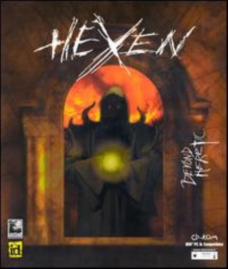 Hexen: Beyond Heretic PC CD combat Paladin Necromancer shooter game! Heretic II