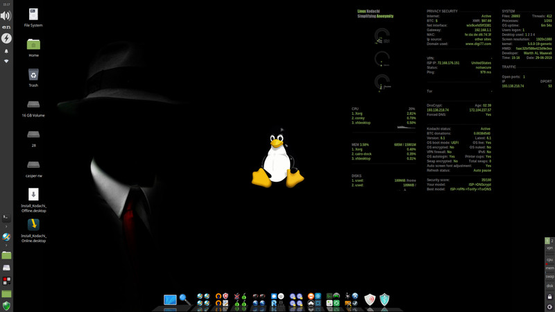 3-in-1 Boot USB Drive Discreete Linux, Kodachi,Tails HIDE YOUR INTERNET "USAGE"! gallery