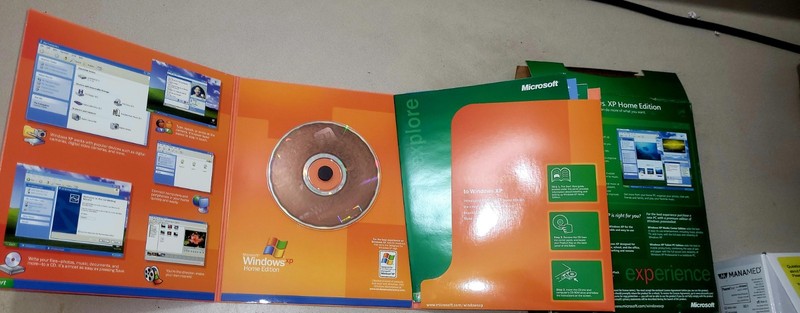 Microsoft Windows XP Home Edition Upgrade Version 2002 w CD & Product Key W/Box gallery