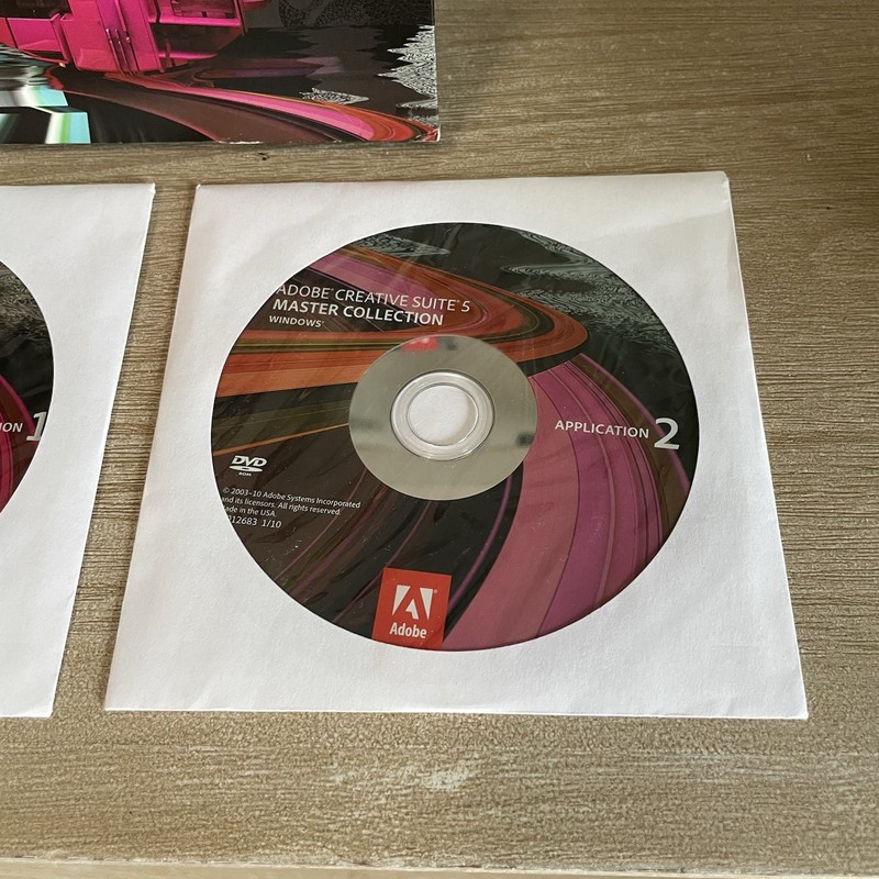 Adobe CS5 Master Collection for Windows - Discs and Full Serial Number gallery