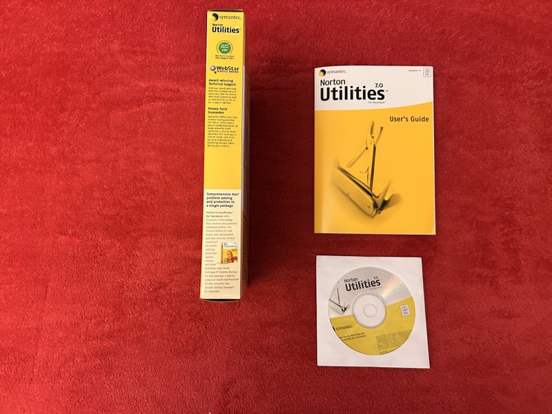 NORTON UTILITIES 7.0 vintage disc in box for Mac OS X gallery