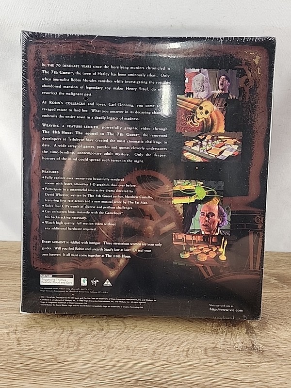 The 11th Hour The Sequel to the 7th Guest PC CD ROM Video Game Brand New Sealed gallery