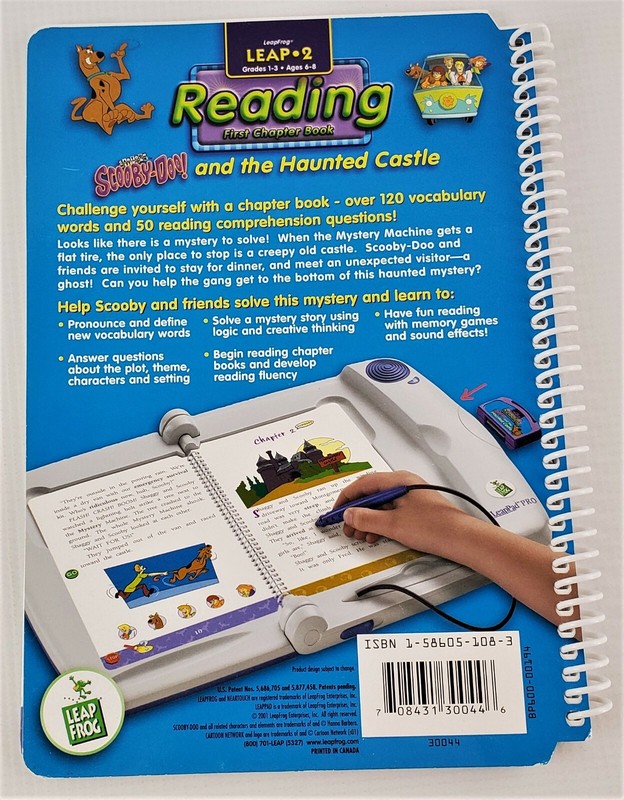 LeapFrog LeapPad Scooby Doo & The Haunted Castle Book Cartridge 2nd Grade gallery