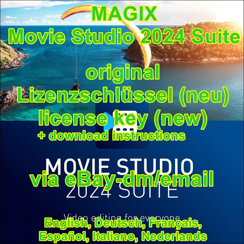 MAGIX Movie Studio 2024 Suite – license key license key (permanent/lifetime)