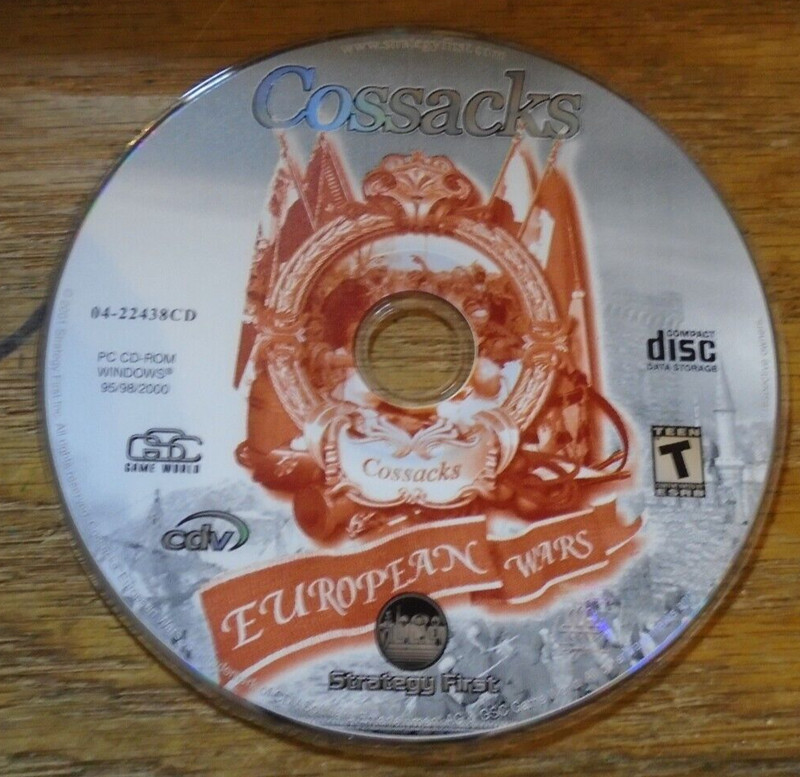 Cossacks European Wars PC Game manual & Game DISC GUC gallery