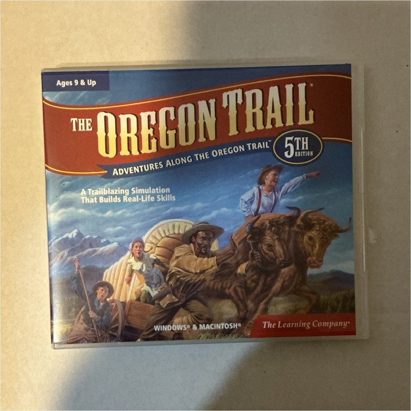 The Learning Company Oregon Trail 5th Edition History CD Windows & Mac English