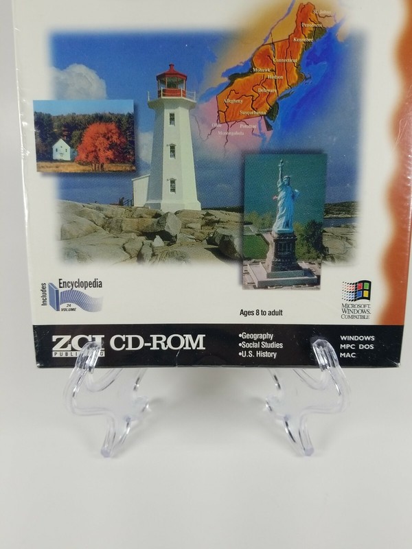 U.S. Geography: The Northeast PC Game CD-ROM Power CD ZCI Windows SEALED NEW gallery
