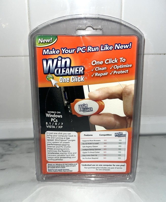 WinCLEANER One Click USB PC Computer Clean Repair Protect Windows As Seen On TV gallery