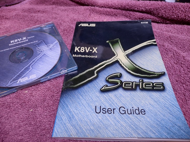 ASUS K8V-X Motherboard Drivers Install *** CD and user manual *** gallery