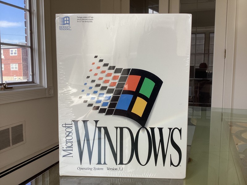 SEALED VINTAGE 1992 Microsoft Windows 3.1 BEST CONDITION ON EBAY | AS IS SALE