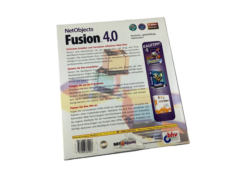 NetObjects Fusion 4.0 Software Business Websites Create Vintage PC CD-ROM gallery