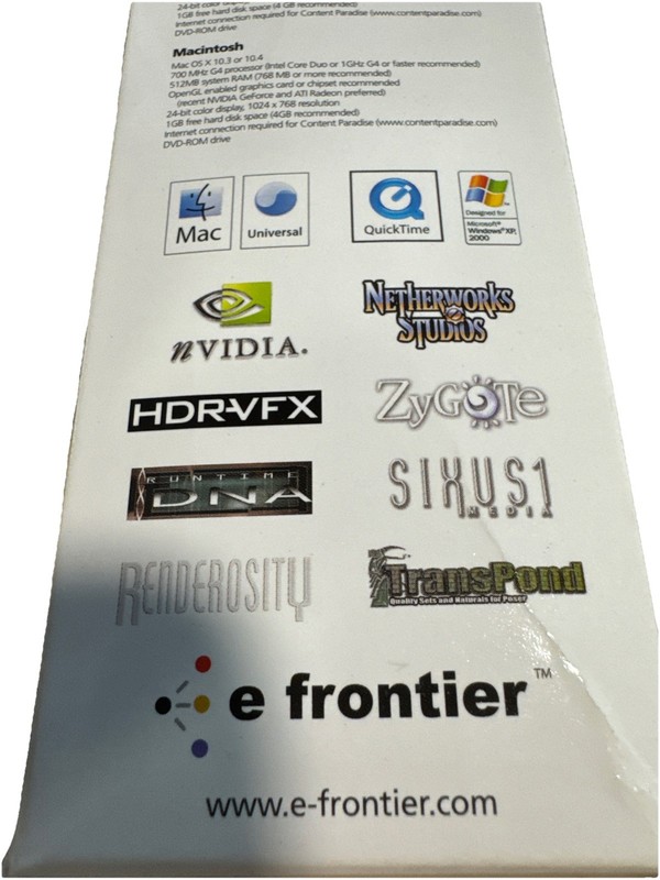 E frontier Poser 7 3D Figure Design & Animation Software Windows & MAC gallery