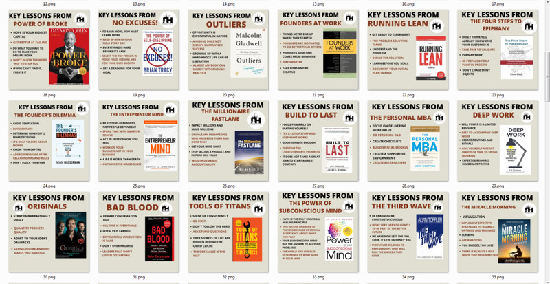 99 Key Lessons From Famous Self Help Books infographics Images Vol 2 gallery