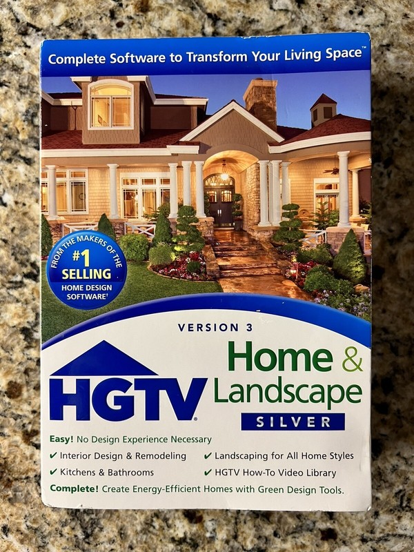 Nova Development HGTV Home & Landscape Silver Software Version 3 Used , D8