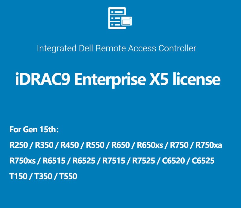 IDRAC7/8/9 Enterprise License Permanent idrac for PowerEdge 12th 13th 14th 15th gallery
