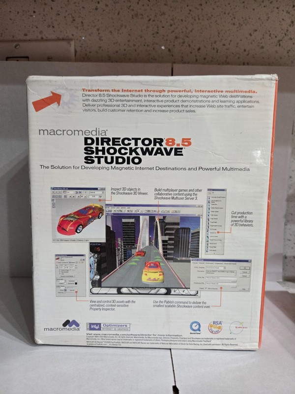 macromedia DIRECTOR 8.5 SHOCKEARE STUDIO_EDUCATION UPGRADE_FOR WINDOWS & MAC gallery