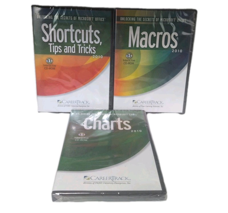 Careertracks 2010 Charts,Macros, Shortcuts Tips And Tricks NEW B588