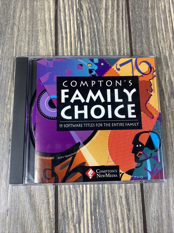 Comptons Family Choice 15 Software Titles For The Entire Family PC Computer Disc