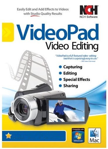 VideoPad Video Editor MPEG ,WMV editor Edit Video , Copy , Cut