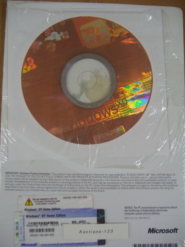 MICROSOFT WINDOWS XP HOME WITH SP2 FULL OPERATING SYSTEM OS MS WIN =BRAND NEW= gallery