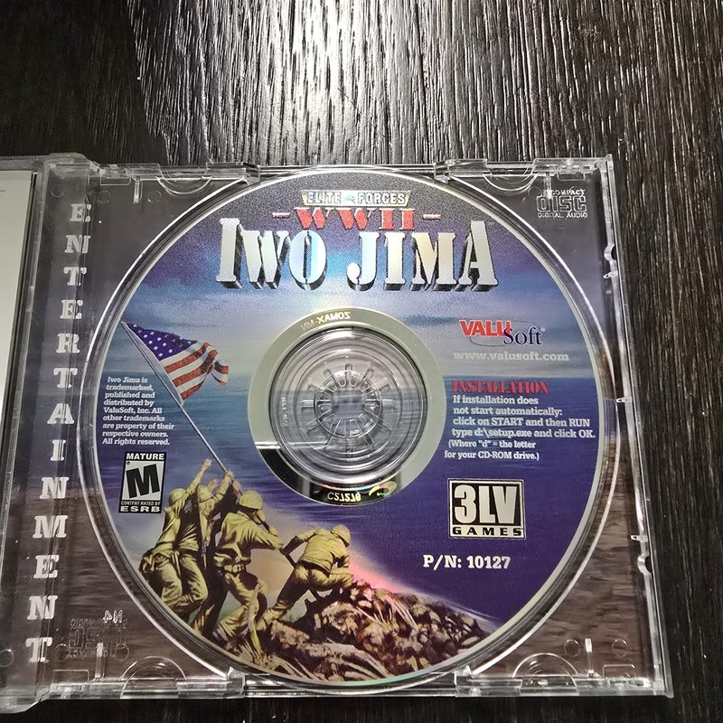 Elite Forces IWO JIMA Video Game - PC CD-ROM ValuSoft VTG Working gallery