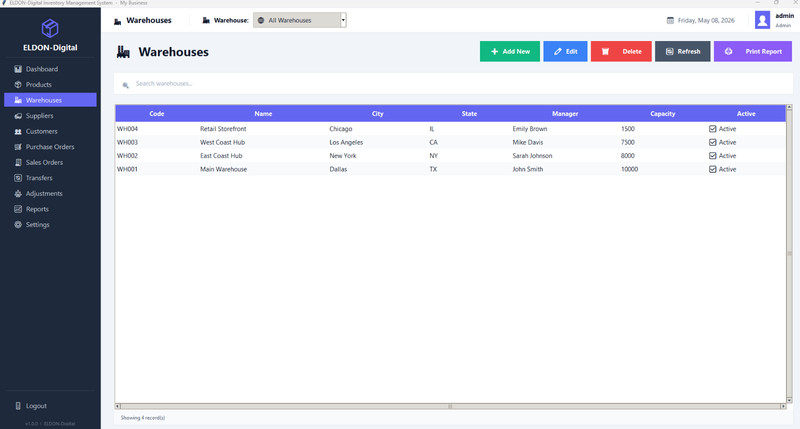 Multi Warehouse Inventory Management Software USB Stick Small Business No Fees gallery